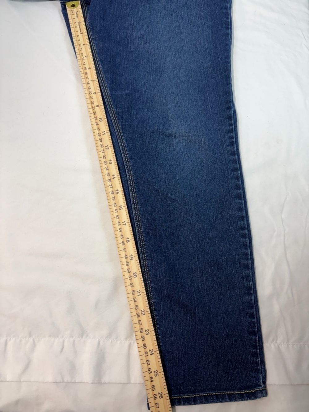 Angels Forever Young Curvy Skinny Jeans Womens 16 Blue Stretch Denim - Picture 8 of 8